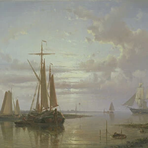 Harbour, 1879 (oil on canvas)