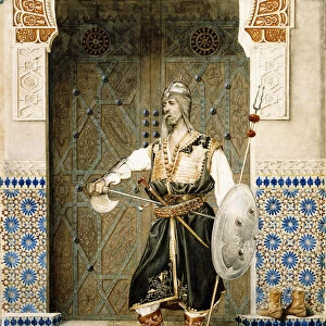 The Harem Guard, 1899 (watercolour on paperboard)