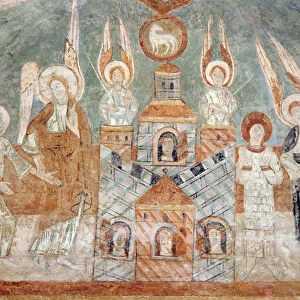 The Heavenly Jerusalem, 12th century (fresco)