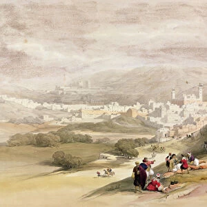 Hebron, 18th March 1839 from Volume II of The Holy Land; engraved by Louis Haghe