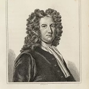 Henry Carey, illegimate son of George Saville, Marquis of Halifax, writer and composer. Engraving by R. Grave from James Caulfield's Portraits, Memoirs and Characters of Remarkable Persons, London, 1819