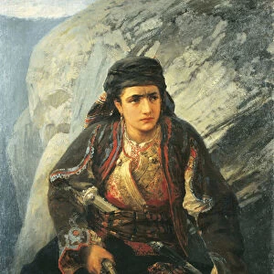 The Herzegovinian on Lookout, 1876 (oil on canvas)