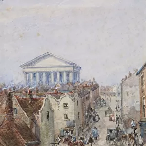 Hill Street, 1850 (w / c on paper)