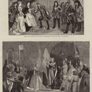 The Historical Tableaux and Costume Ball of the Royal Institute of Painters in Water Colours (engraving)