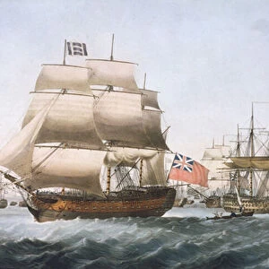 HMS Victory, 1806 (w / c on paper)
