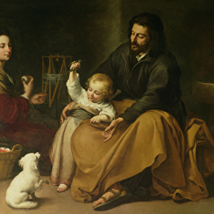 The Holy Family with the Little Bird, c. 1650 (oil on canvas)