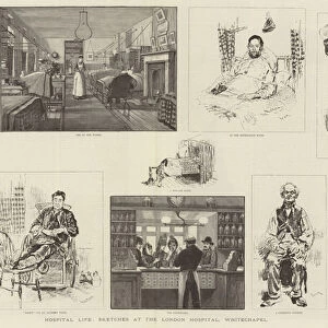 Hospital Life, Sketches at the London Hospital, Whitechapel (engraving)