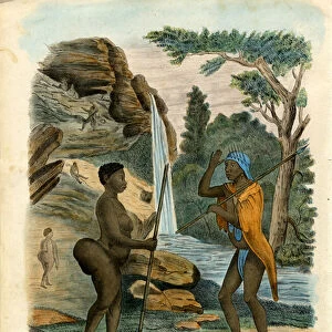 Hottentots, 1863-79 (colour litho)