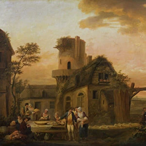 Four hours of the day: Night, 1774 (oil on canvas)