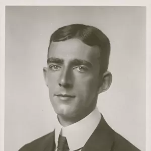 HRH Prince William of Sweden, 1913 (b / w photo)