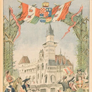 The Hungarian Pavilion at the Universal Exhibition of 1900, Paris, illustration