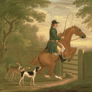 Huntsman with his Hounds in a Landscape