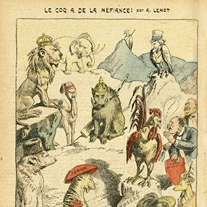 Illustration by Achille Lemot (1846-1909) in Le Pelerin
