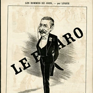 Illustration of Manuel Luque (1854-1919) in La Caricature (1880)