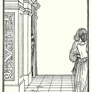 Illustration for Poems by John Keats: Isabella or The Pot of Basil (litho)