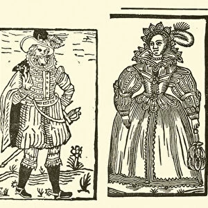 Illustration for The Roxburghe Ballads (woodcut)