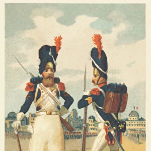 Imperial Guard, Sapeur and Grenadier in 1810