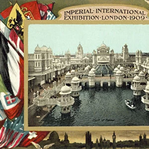 Imperial International Exhibition, London, 1909 (colour photo)