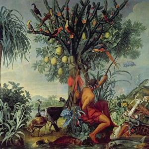 The Indian Hunter, 1740 (oil on canvas)