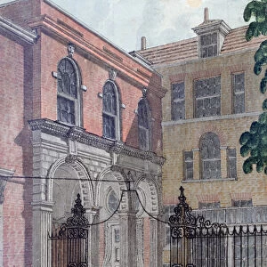 The Inner Court to Old Salters Hall, 1750 (w / c on paper)