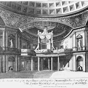 An inside view of the Pantheon, Oxford Street, London, 1784 (engraving)