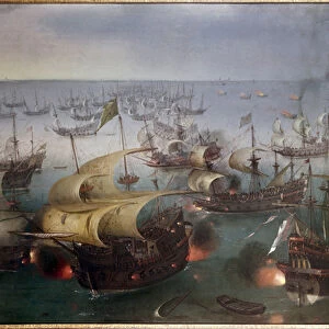 The invincible Armada against the English fleet: "