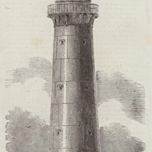 Iron Lighthouse for Russia (engraving)