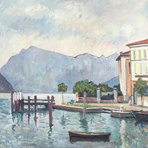 Iseo Lake, 1932 (oil on canvas)