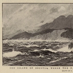 The Island of Socotra, where the P and O Steamer "Aden"was wrecked (litho)
