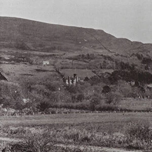 Isle of Man: Greeba Castle, the Home of Hall Caine (b / w photo)