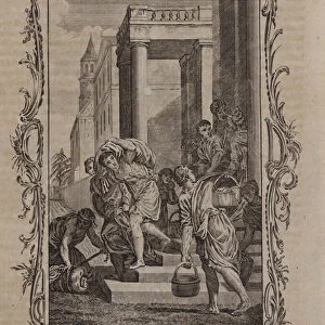 The Israelites Departing out of Egypt (engraving)