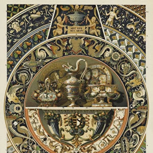 Italian Renaissance, Pottery Painting (colour litho)