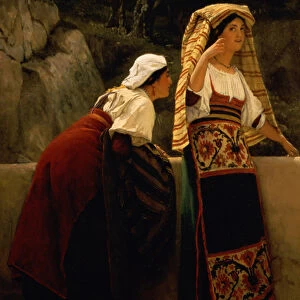 Italian Women from Abruzzo (oil on canvas)