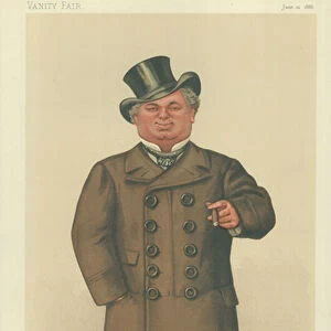 James Selby, Old Times, 12 June 1886, Vanity Fair cartoon (colour litho)