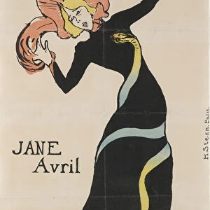 Jane Avril, 1899 (color lithograph)