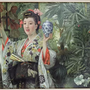 The Japanese Vase, c. 1870 (oil on canvas)