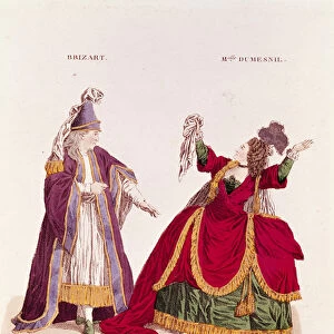 Jean-Baptiste Brizard (1721-91) in the role of Joad and Mademoiselle Dumesnil (1713-1803)