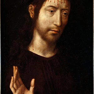Jesus Christ crown of thorns Painting by Hans Memling (1435 / 40-1494), 15th century Sun