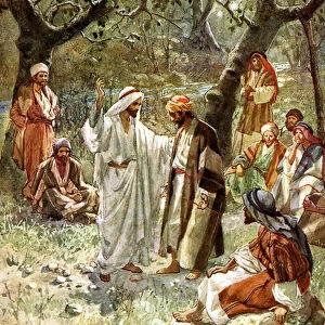 Jesus and his disciples at Caesarea Philippi - Bible