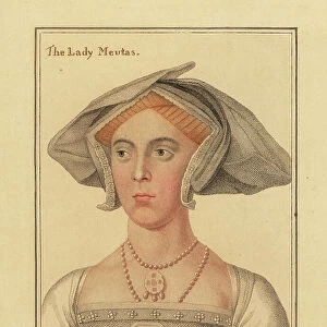 Joan, Lady Meutas, lady in waiting to Jane Seymour. 1812 (engraving)