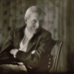 John Davison Rockefeller (1839-1937), 1918 (b/w photo)