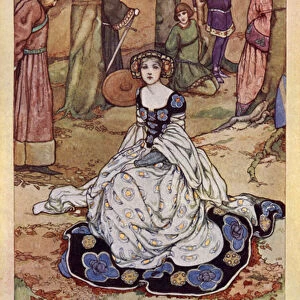 John Keats: La Belle Dame Sans Merci (colour litho)