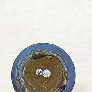 Jun number nine tripod Narcissus bowl, Yuan / Ming Dynasty (porcelain