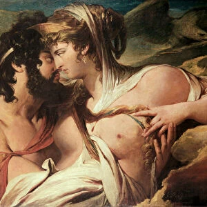 Jupiter and Juno on Mount Ida (oil on canvas)