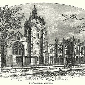 Kings College, Aberdeen (engraving)
