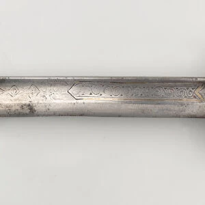 Kora sword and scabbard, 1938 circa (metal)