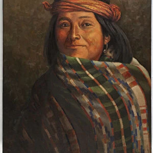 Kov-vai, San Filipi Pueblo (oil on canvas)