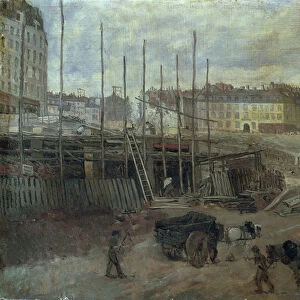 L Avenue de L Opera, 1878 (oil on canvas)