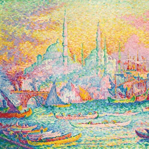 La Corne d Or (Constantinople), 1907 (oil on canvas)