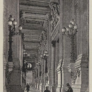 La Loggia of the Paris Opera (engraving)